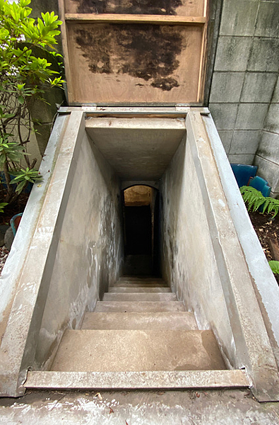 瀨村家住宅的防空洞外觀。.png