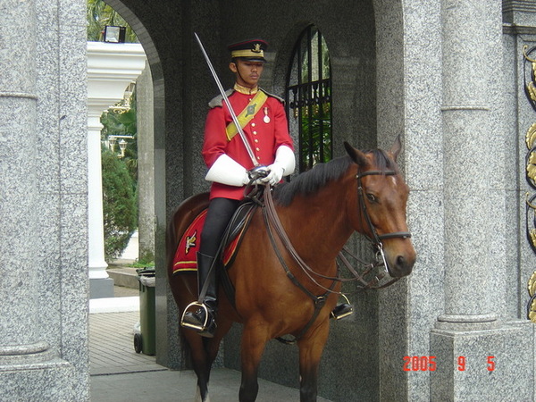 馬來西亞皇宮前的守衛