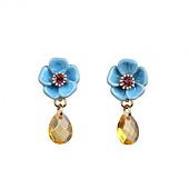 champetre-post-earrings-with-blue-flower-and-bead