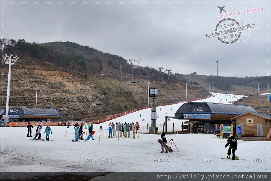 韓國南部唯一且離釜山最近的滑雪場「伊甸園滑雪場」