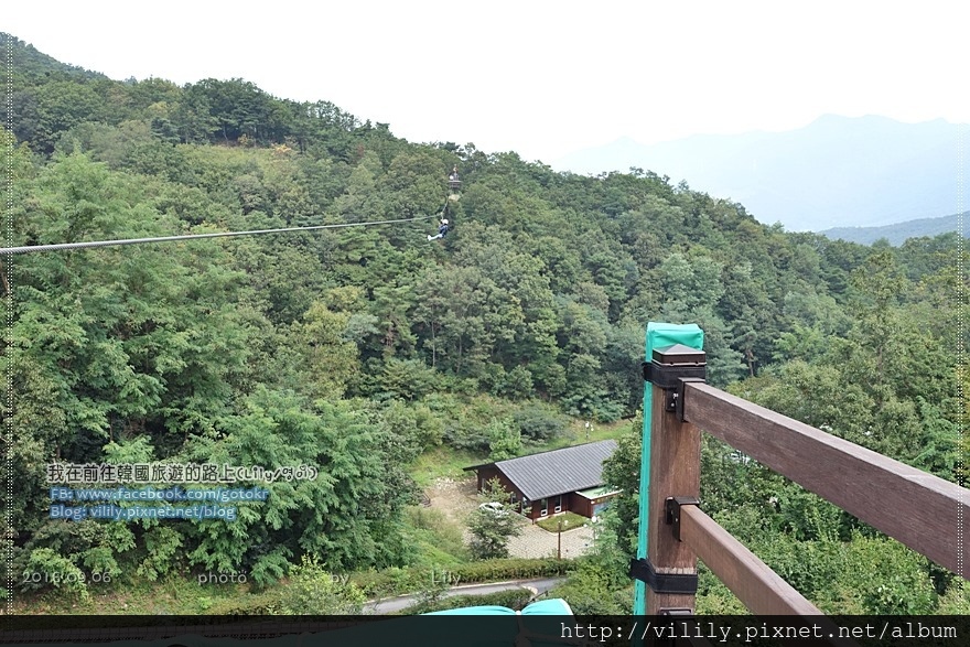 忠清北道.忠州|文城自然休養林體驗高速快感的極限運動「高空滑索ZIPLINE」