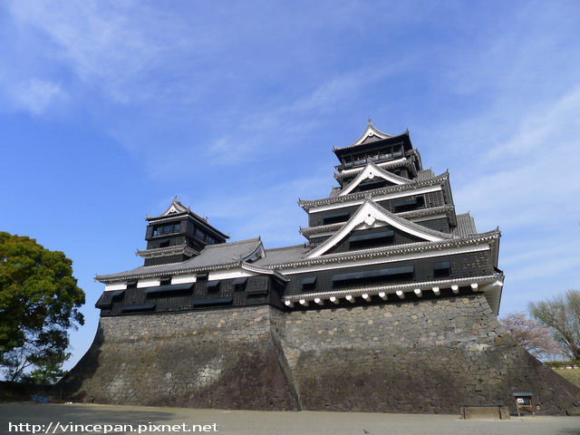 熊本城天守閣 背面