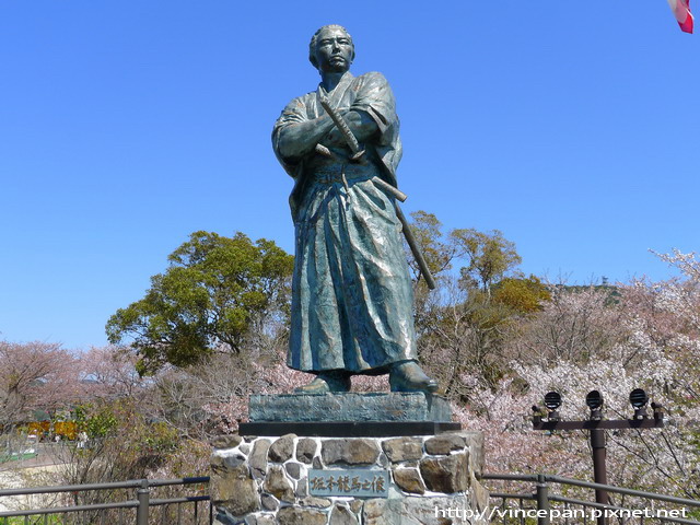 風頭山的龍馬銅像1