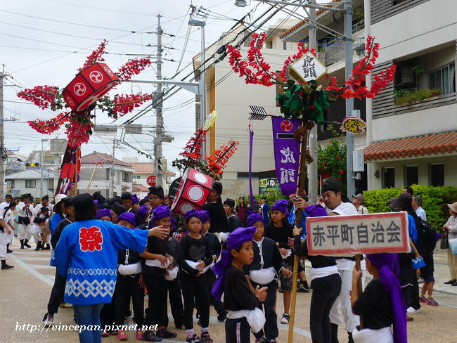 旗頭行列 赤平町