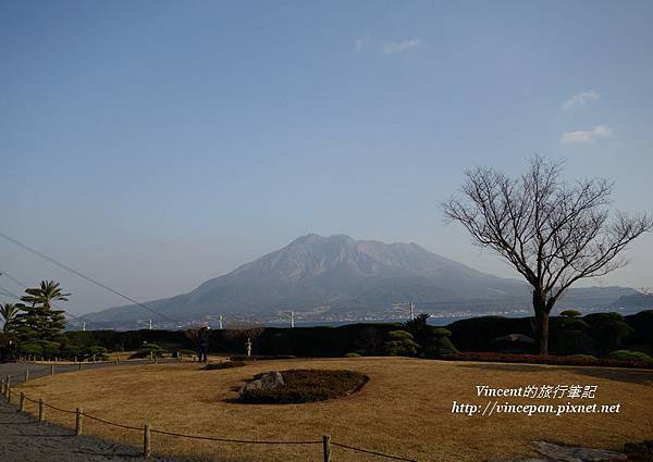 仙巖園 櫻島