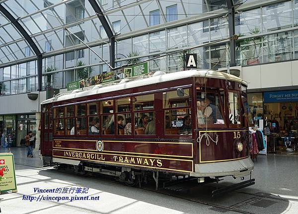 Tramway in mall