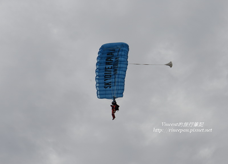 高空跳傘 天空