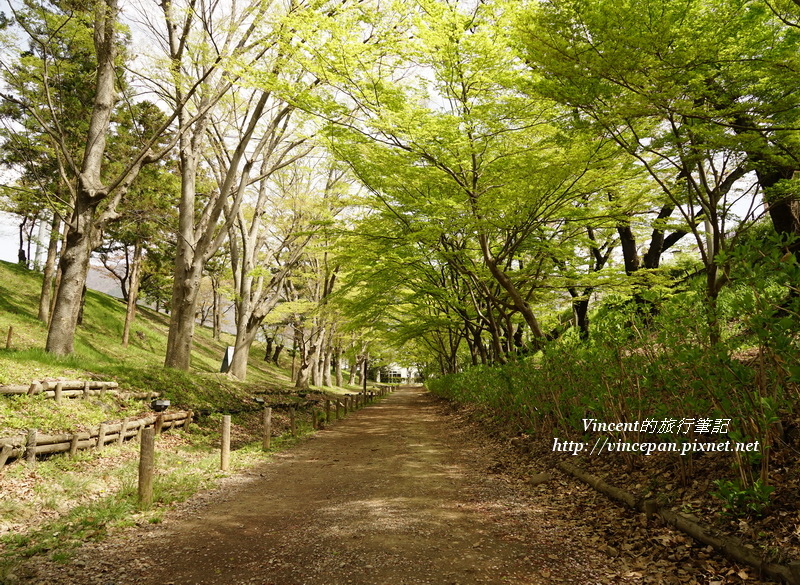 上田城 堀步道