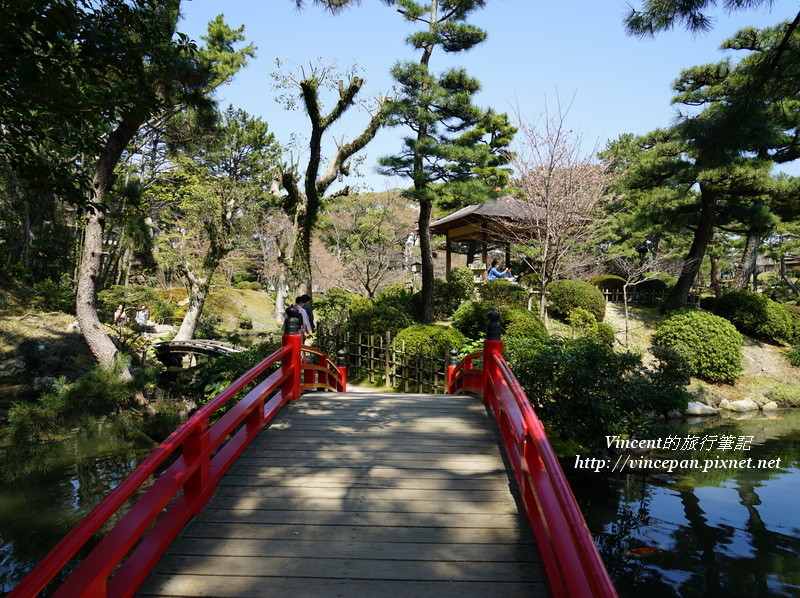 縮景園 橋