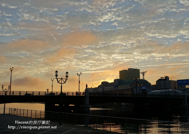 幣舞橋 夕陽