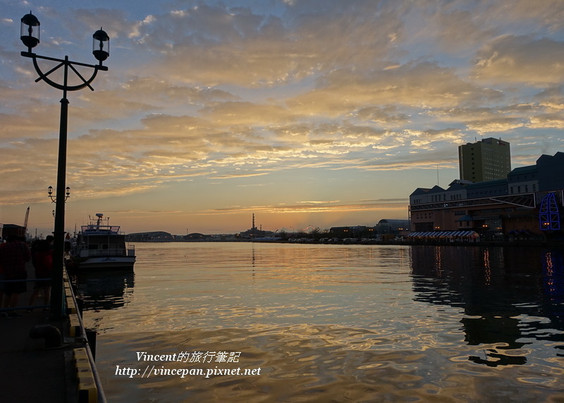 釧路港 火燒雲