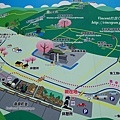 朝倉館跡庭園地圖