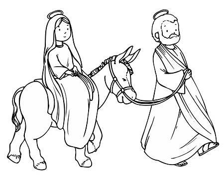 nativity coloring journey