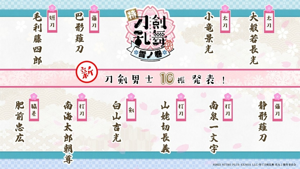 花丸雪之卷新刀劍男士公開.jpg 花丸雪之卷新刀劍男士公開.jpg