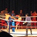 還是提不起勁的表演泰拳