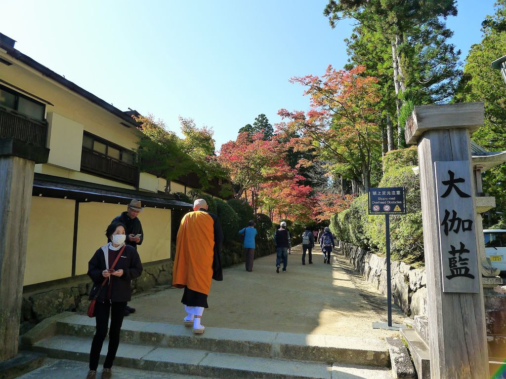 和歌山楓葉景點 世界遺產高野山 大伽藍楓葉小徑 根本大塔 金堂 壇上伽藍 這是哈魯的小人物上籃 痞客邦