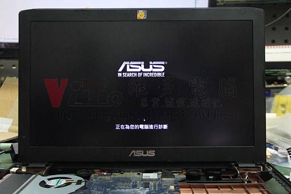 ASUS GL552VW 簡單開機測試