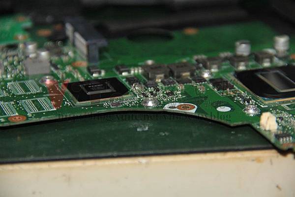 ASUS X750JN 顯示卡散熱器固定鎖點維修