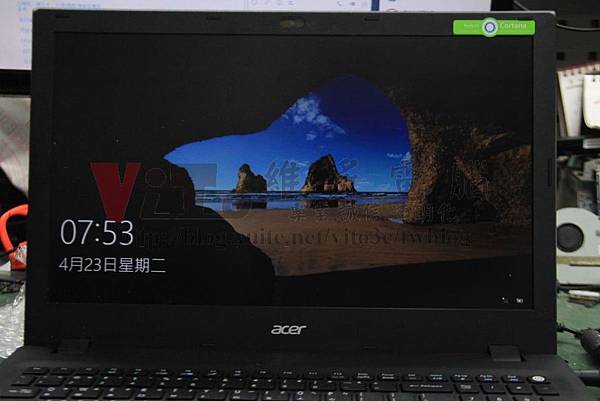 ACER EX2511G 開機測試