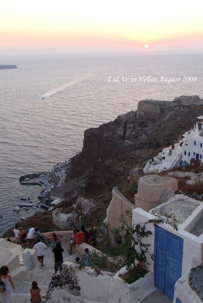 Sunset in Oia