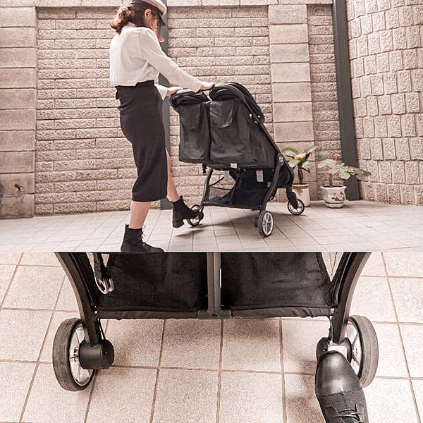 【育兒好物】雙併雙人推車推薦baby jogger city