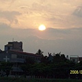 20080526出發前往機場時在安平所拍攝的日出.jpg