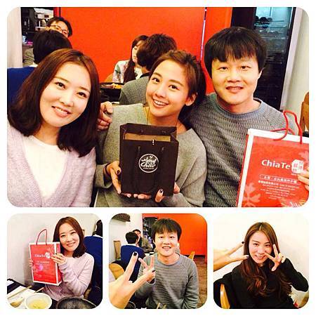 16-2 140213 1 鬼更FB Lunch time with my Korea brother n sister... 언니,오빠와 함께 같이 점심 먹었어요.️ps謝謝你們送我的巧克力...好快一年過去了！可以見到你們真的很開心。.jpg