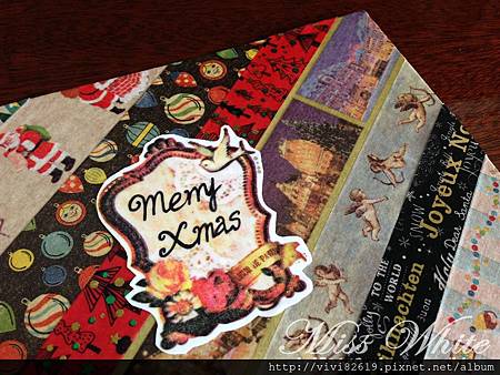 2015 Xmas手作-紙膠帶拼貼聖誕卡12