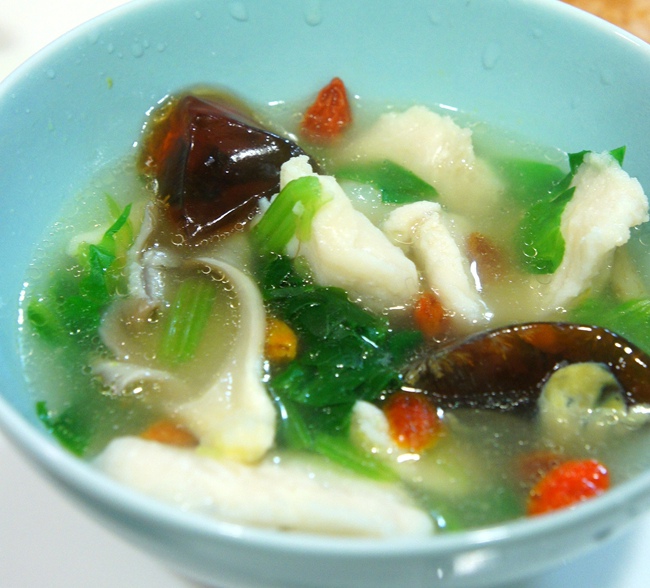 松花菠菜魚片羹 松花菠菜魚片羹