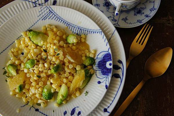 娃娃菜柳橙玉米