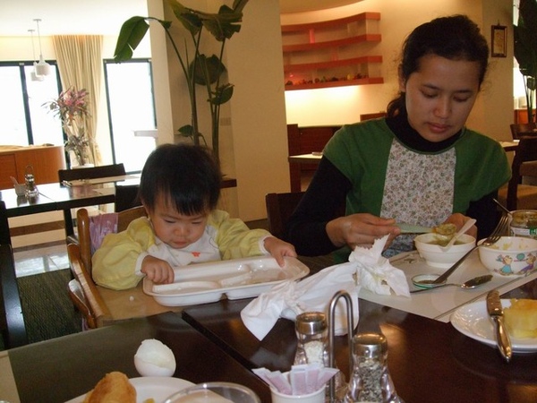 2009.3.31 飯店提供的早餐