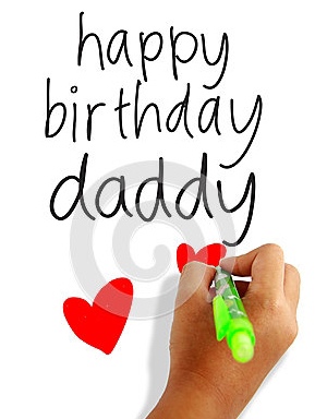 happy-birthday-daddy-girls-hand-holding-pen-writing-dad-greeting-card-31750349