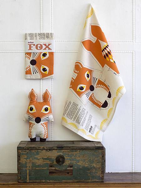 Fox Tea Towel