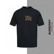BURBERRY Tシャツ ロゴ刺繍入り クラシックアイコン