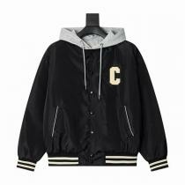CELINE ジャケット ボンバースタイル ロゴ刺繍 カジュ CELINE ジャケット ボンバースタイル ロゴ刺繍 カジュ