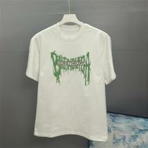 バレンシアガ Tシャツ 滴落風ロゴプリント ユニセックス カ バレンシアガ Tシャツ 滴落風ロゴプリント ユニセックス カ
