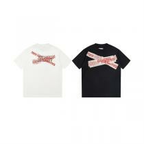 メゾン マルジェラ Tシャツ ホワイト レッド スタンプ グ