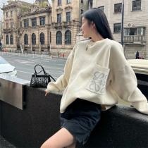 2024新作 LOEWE セーター アナグラム ロゴ ポケッ