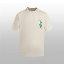 BURBERRY ベージュTシャツ 騎士エンブレムプリント BURBERRY ベージュTシャツ 騎士エンブレムプリント