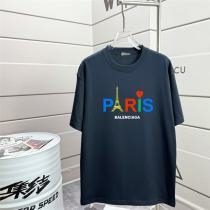 BALENCIAGA Tシャツ パリロゴ&エッフェル塔刺繍入 BALENCIAGA Tシャツ パリロゴ&エッフェル塔刺繍入