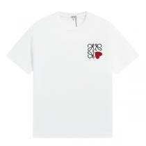 可愛さ満点 LOEWE Tシャツ バレンタイン限定 ロゴ刺繍 可愛さ満点 LOEWE Tシャツ バレンタイン限定 ロゴ刺繍