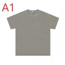 LOEWE Tシャツ 立体アナグラム刺繍 ロゴ入り半袖 25