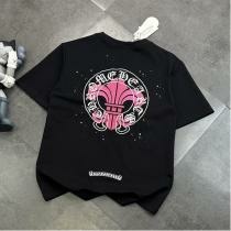 CHROME HEARTS Tシャツ ピンククロスサークル 