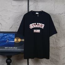 CELINE Tシャツ バイカラーネック＆アームラインが映え