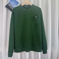 CHROME HEARTS トレーナー ダークグリーンコット