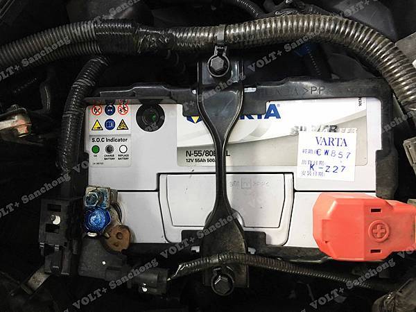 【台北】HONDA本田 CR-V MK4四代 2015年 汽車電瓶 原廠 台製YUASA湯淺 55B24L(S)-MF 加水式 45AH 320A 更換 德國VARTA華達 EFB N-55L(S)/80B24L(S) 55AH 500A