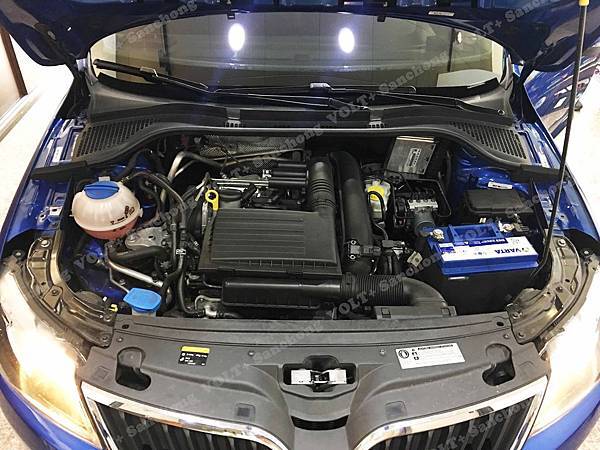【台北】SKODA斯柯達 Rapid Spaceback 1.4 TSI Style 2016年 汽車電瓶 原廠 MOLL莫爾 EFB 59AH 640A(EN) 更換 德製VARTA華達 EFB D53 60AH 560A(EN)