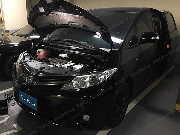 【台北】TOYOTA豐田 PREVIA 3.5 旗艦版 2015年 汽車電瓶 原廠 日製Panasonic國際 55D23L-MF 加水式 60AH 356A 更換 德國VARTA華達 EFB S-95L/130D26L 75AH 720A【到府更換】