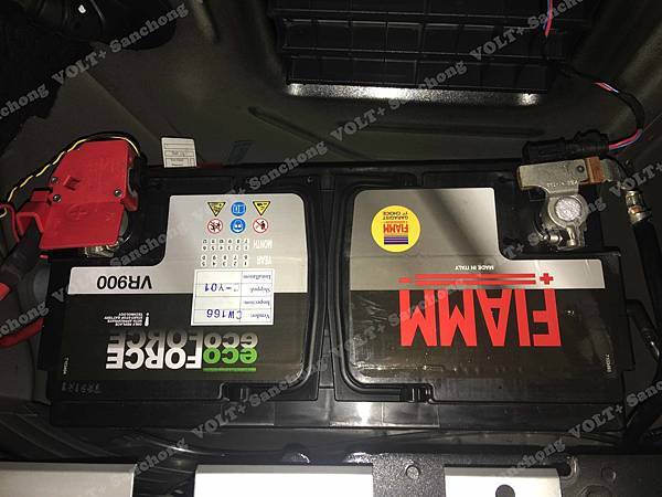 【台北】BMW寶馬 3-Series GT 320i F34 2012年 汽車電瓶 原車 法製EXIDE埃克塞德 AGM EK950 95AH 850A(EN) 更換 義大利製FIAMM非凡 AGM VR900 90AH 900A(EN)