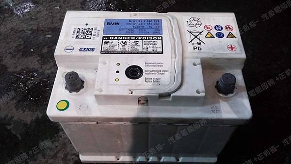 【台北】BMW MINI寶馬迷你 Countryman John Cooper Works R60 2014年 原廠電瓶 法製EXIDE 70AH 570A(EN) 更換 汽車電池 法製EXIDE埃克塞德 碳合金 EA722 72AH 720A(EN) 【外出更換】